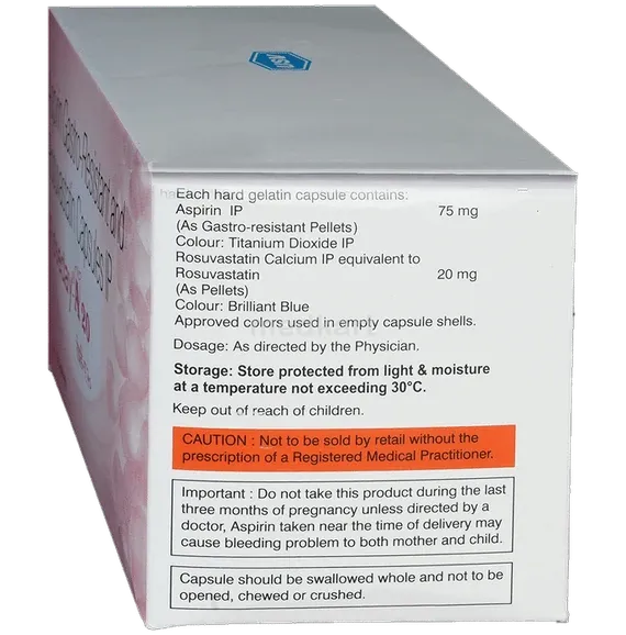 roseday a 20mg capsule 10's